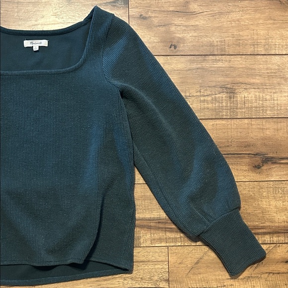 Madewell Teal Knit Sweater - Picture 3 of 3